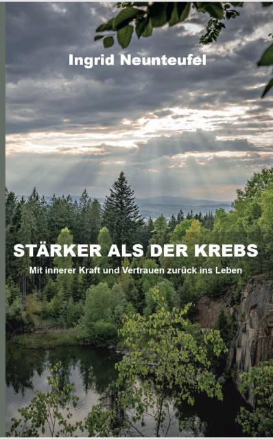 Buchcover mit Wald und Himmel